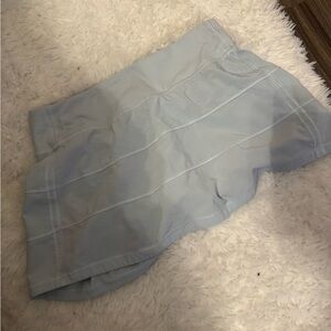 Lululemon Athletica Light Blue Bike Shorts